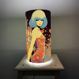 Lampe tube Girl 60's